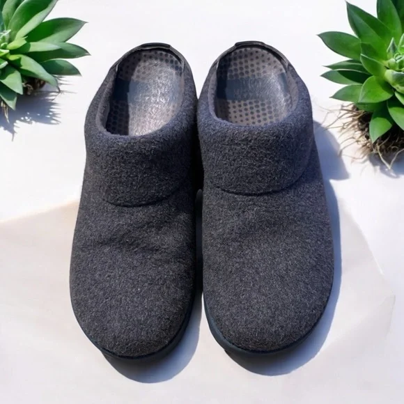 Dansko Lucie Wool Blend Slipper Outdoor Sole Arch Support Charcoal 38 6420207500 - Picture 2 of 7